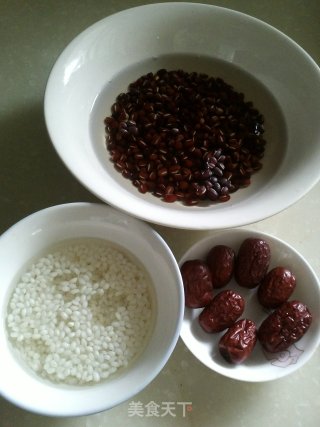 红豆糯米红枣豆浆的做法步骤：1