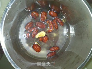 红豆糯米红枣豆浆的做法步骤：3