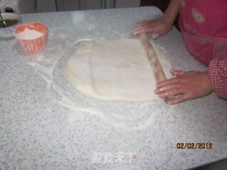 电饼铛版葱油饼的做法步骤：5
