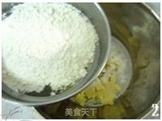 米粉酥饼干的做法步骤：2