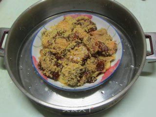 小米蒸排骨的做法步骤：13