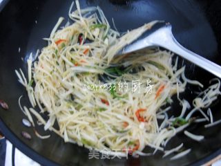 酸辣土豆丝-我的最爱的做法步骤：5