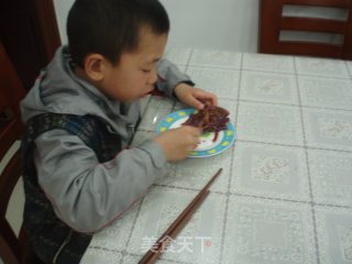 香葱芝麻紫薯饼的做法步骤：10