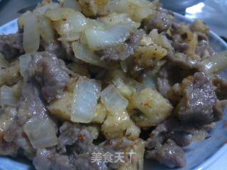 馕丁炒肉的做法步骤：8