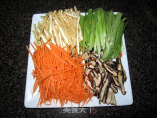 四色菜的做法步骤：1