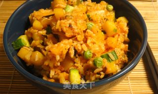 泡菜土豆什锦炒饭的做法步骤：11