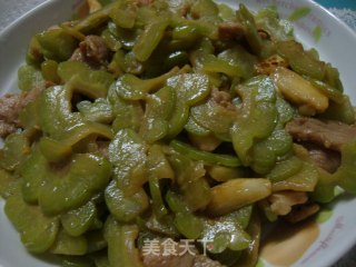 苦瓜炒肉片的做法步骤：9