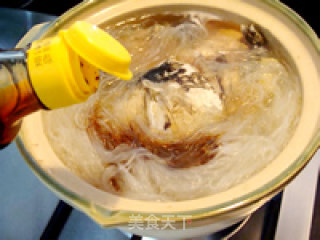 牛蛙鱼头粉丝煲的做法步骤：13