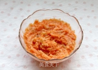 健康美味的小甜点——奶酪果味萝卜泥的做法步骤：2