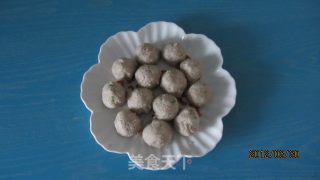 蒸莲藕肉末丸子的做法步骤：11