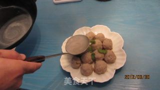 蒸莲藕肉末丸子的做法步骤：13