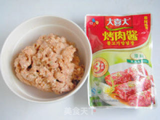 美味环相依—环玉狮子头的做法步骤：5