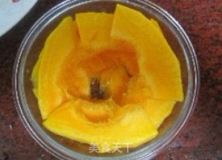 微波南瓜蒸排骨的做法步骤：4