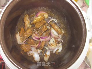 香草可乐糖鸡翅饭的做法步骤：6