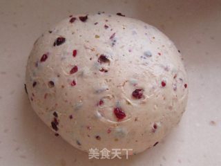 【低卡系列之二】杏仁胚芽蔓越莓吐司的做法步骤：3