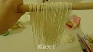 菠菜鸡蛋手擀面的做法步骤：6