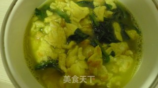 菠菜鸡蛋手擀面的做法步骤：9