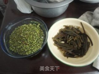 海带绿豆沙的做法步骤：1