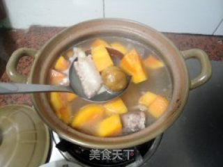 木瓜栗子排骨汤的做法步骤：7