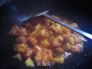菠萝咕老肉的做法步骤：15