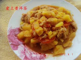 菠萝古老肉的做法步骤：6
