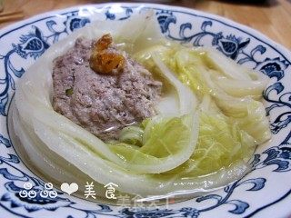 清炖狮子头之清爽少油版的做法步骤：15