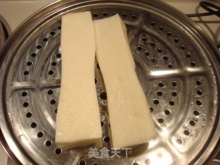 很Q很有爱——糖渍草莓山药泥的做法步骤：2