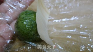 艾草清明团的做法步骤：16