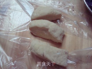紫薯刺猬包的做法步骤：2