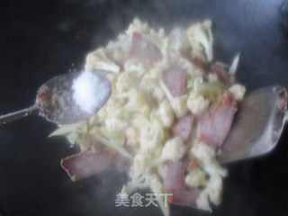 咸香花菜的做法步骤：4