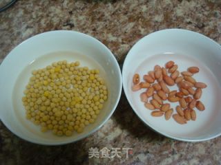 美白饮品——花生豆浆的做法步骤：2