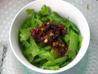 【将减肥进行到底】老干妈拌苦瓜的做法步骤：6