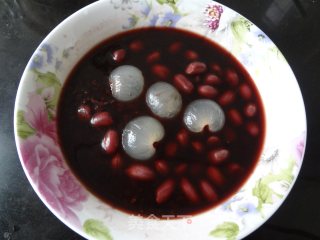 黑米花生桂圆粥的做法步骤：3