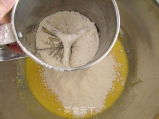 雪花戚风蛋糕的做法步骤：11