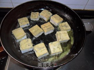 香辣臭豆腐的做法步骤：4