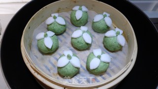 清明小点——三叶草青团的做法步骤：19