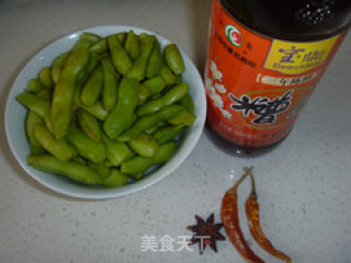 美味三步走——糟卤毛豆的做法步骤：1