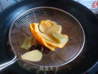 美容下酒两相宜——橙香双色猪皮冻的做法步骤：8