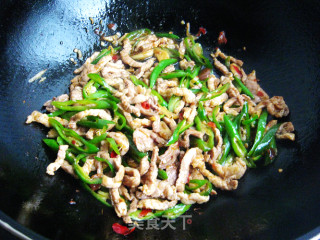 尖椒肉丝的做法步骤：9
