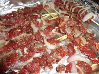 烤羊肉串的做法步骤：6