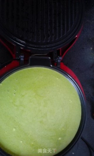 速食韭菜蛋饼的做法步骤：4