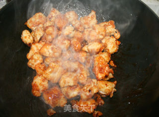 【豆腐当肉吃】菠萝咕咾豆腐的做法步骤：9