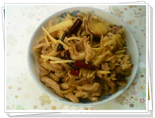 家常小炒——土豆丝小炒肉的做法步骤：14