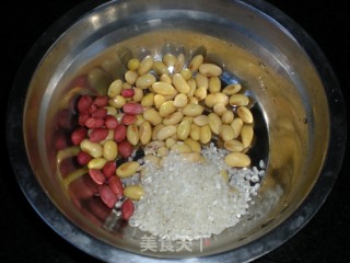 核桃花生豆浆的做法步骤：6