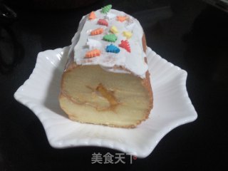 芒果奶油蛋糕卷的做法步骤：7