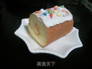 芒果奶油蛋糕卷的做法步骤：8