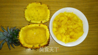 菠萝鸡肉饭的做法步骤：2