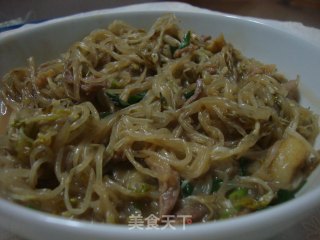 豆芽炒肉的做法步骤：5