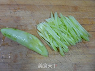 青芥瓜丝的做法步骤：3