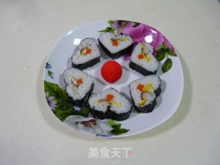 花样寿司的做法步骤：16
